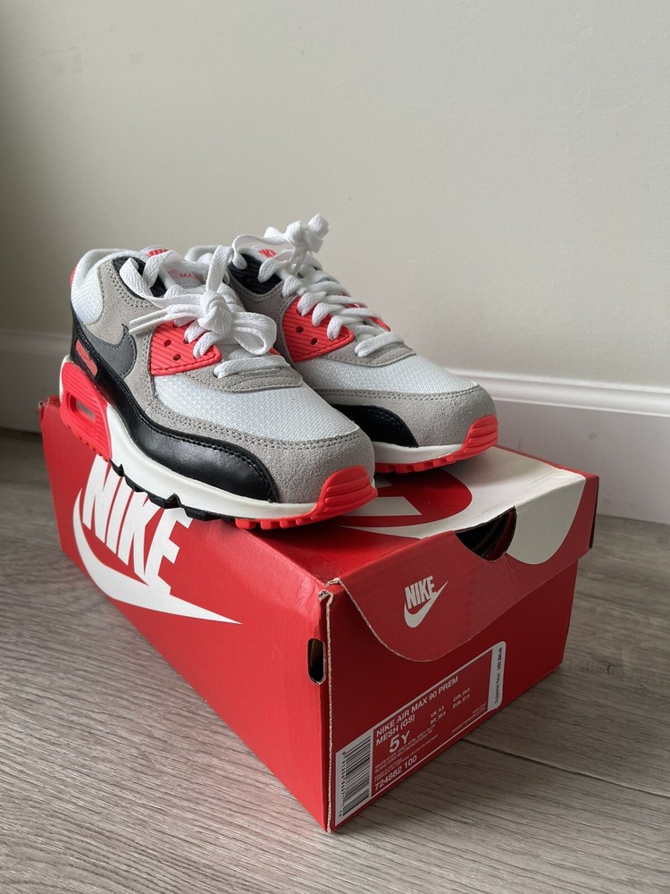 Nike Air Max 90 Premium Infrared Size 5 2015 Edition