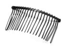 Hair Style Volume Metal Hair Combs - Silver, Gold, Black