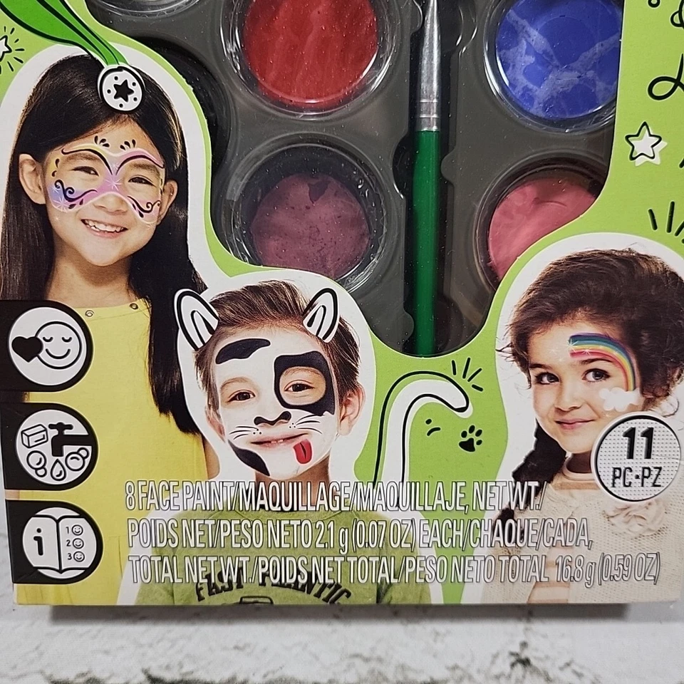 NUEVO Kit de pintura facial Snazaroo con guía maquillaje hasta 40 caras diferentes  Foto 2 de 4