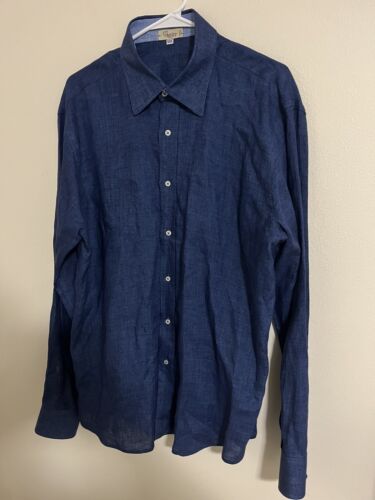Vanity Linen XXL button Shirt - Picture 1 of 2
