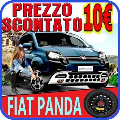 Ruotino Di Scorta Per Fiat Pandina Con Misura 15 4Fori Kit Ruota Gomma dot25