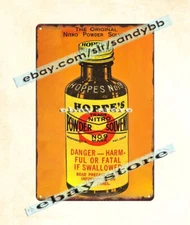 gunsmith supplies Nitro Powder Solvent Gun Cleaner sign firearm clearning