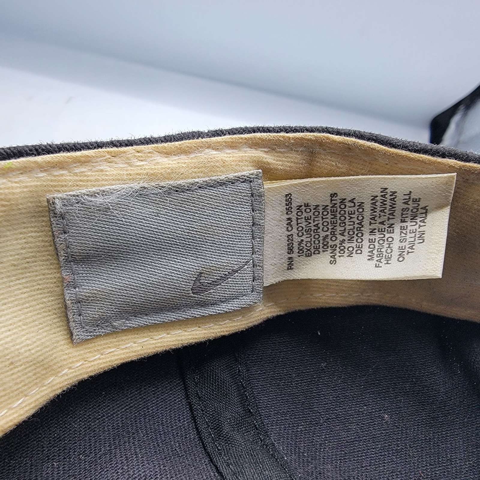 Nike Strapback Adjustable Baseball Hat Cap Black … - image 8