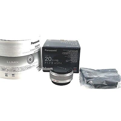 New Panasonic LUMIX G 20mm f1.7 II ASPH. Lens (Silver) - [H-H020A-S] | eBay