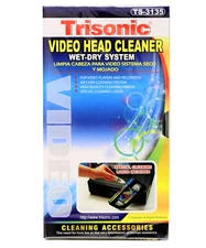 Trisonic Video Head Cleaner Wet or Dry Video Players, Recorders Cleaning Liquied