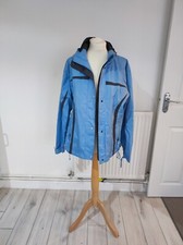 Sky Blue One Valley Performance Wear Waterproof Jacket Size Sl Vgc