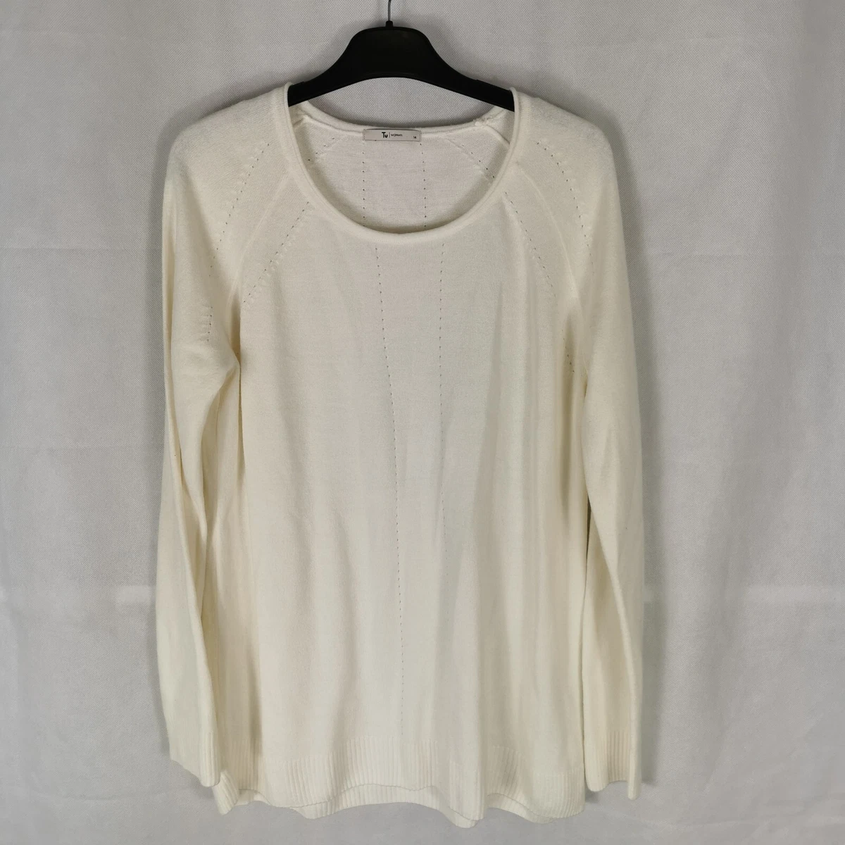 Thin cream jumper sale
