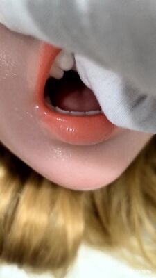 Sex Doll Head Real Oral Sex Silicone Mobile Jaw Tongue Masturbate Implanted  Hair