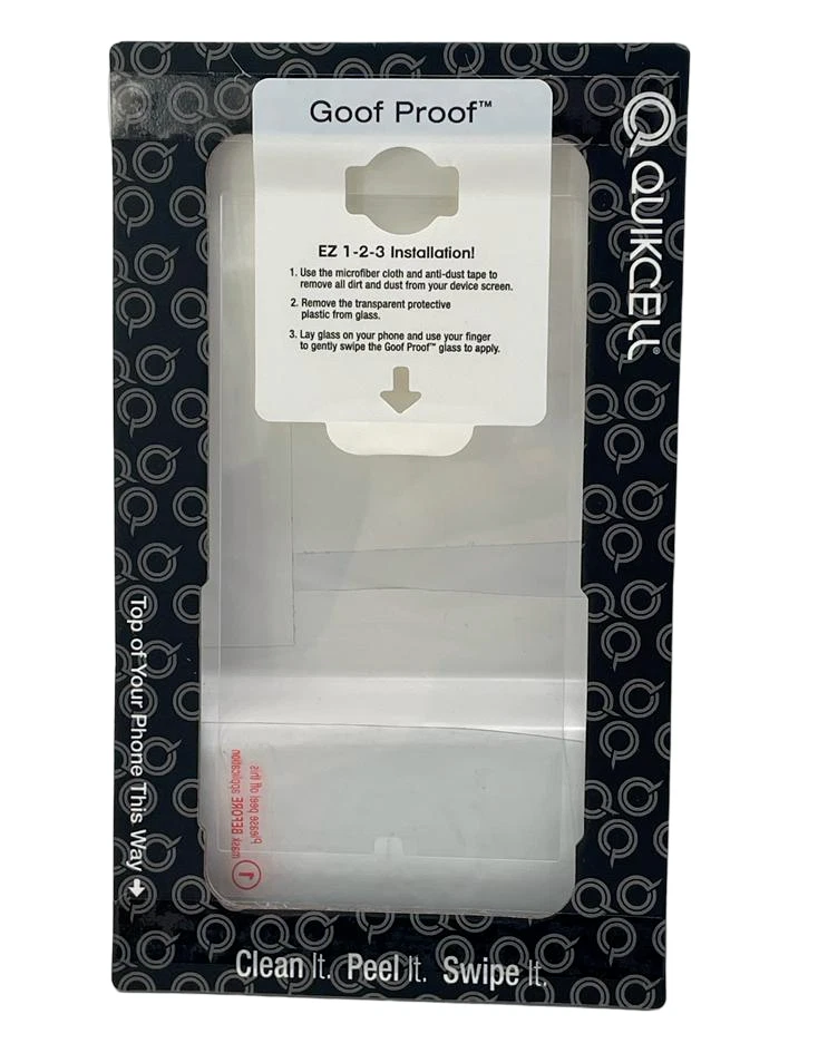 Protector de pantalla de vidrio extremo Quikcell HTC Desire 530 Goof Poof Foto 3 de 4