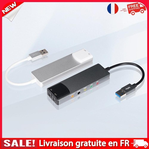 Headphone Adapter Soundcard SPDIF USB Sound Card 7.1 5.1 Channel for PC Computer