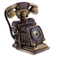 縮圖 2  - Antique Phone Ornaments Retro Rotary Dial Telephone Desk Decoration