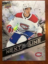18-19 UD Overtime Hockey Next In Line Rookie #NL-19 Jesperi Kotkaniemi