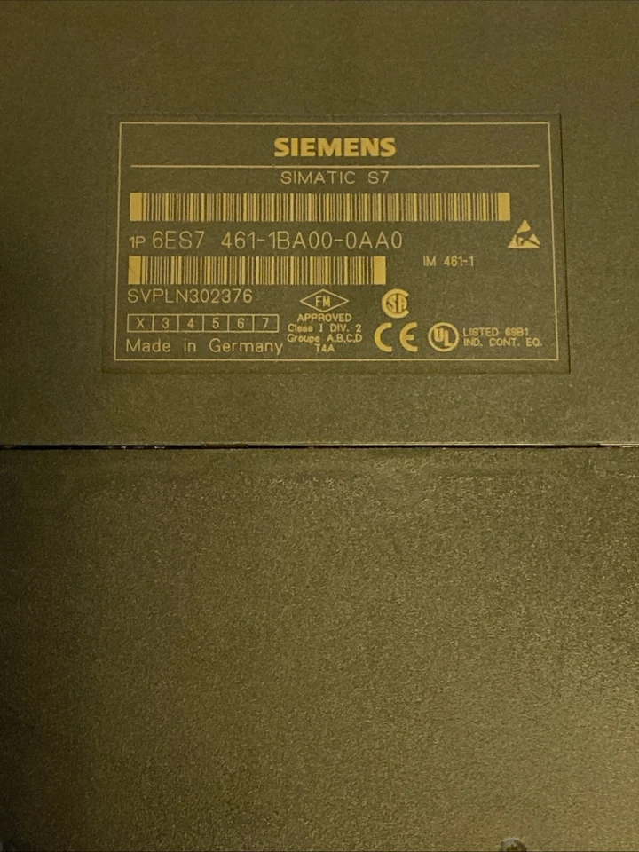 Siemens 6ES7 461-1BA00-0AA0 E3 6ES7461-1BA00-0AA0 - Image 3 of 4