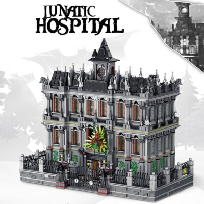 Lunatic Asylum 7527pcs Modular Building  Three levels Block Brick Set New In Box