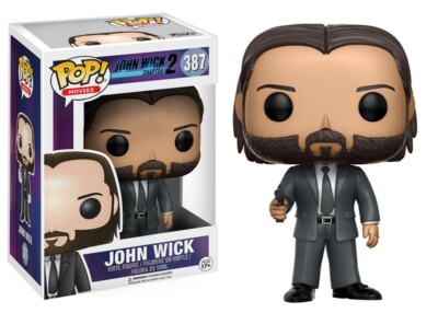 Funko Pop! Movies John Wick Chapter 2 - John Wick Vinyl Figure #387 -Damaged Box