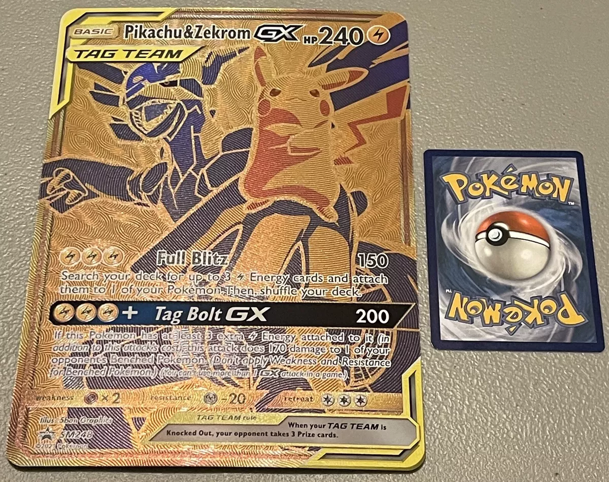 Solar Zekrom GX Custom Fan-made Pokemon Card 