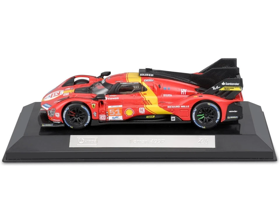 BBURAGO FERRARI 499P #51 WINNER 24H LEMANS 2023 CON VETRINETTA- 18-36312 SCALA 1 - Immagine 2 di 4