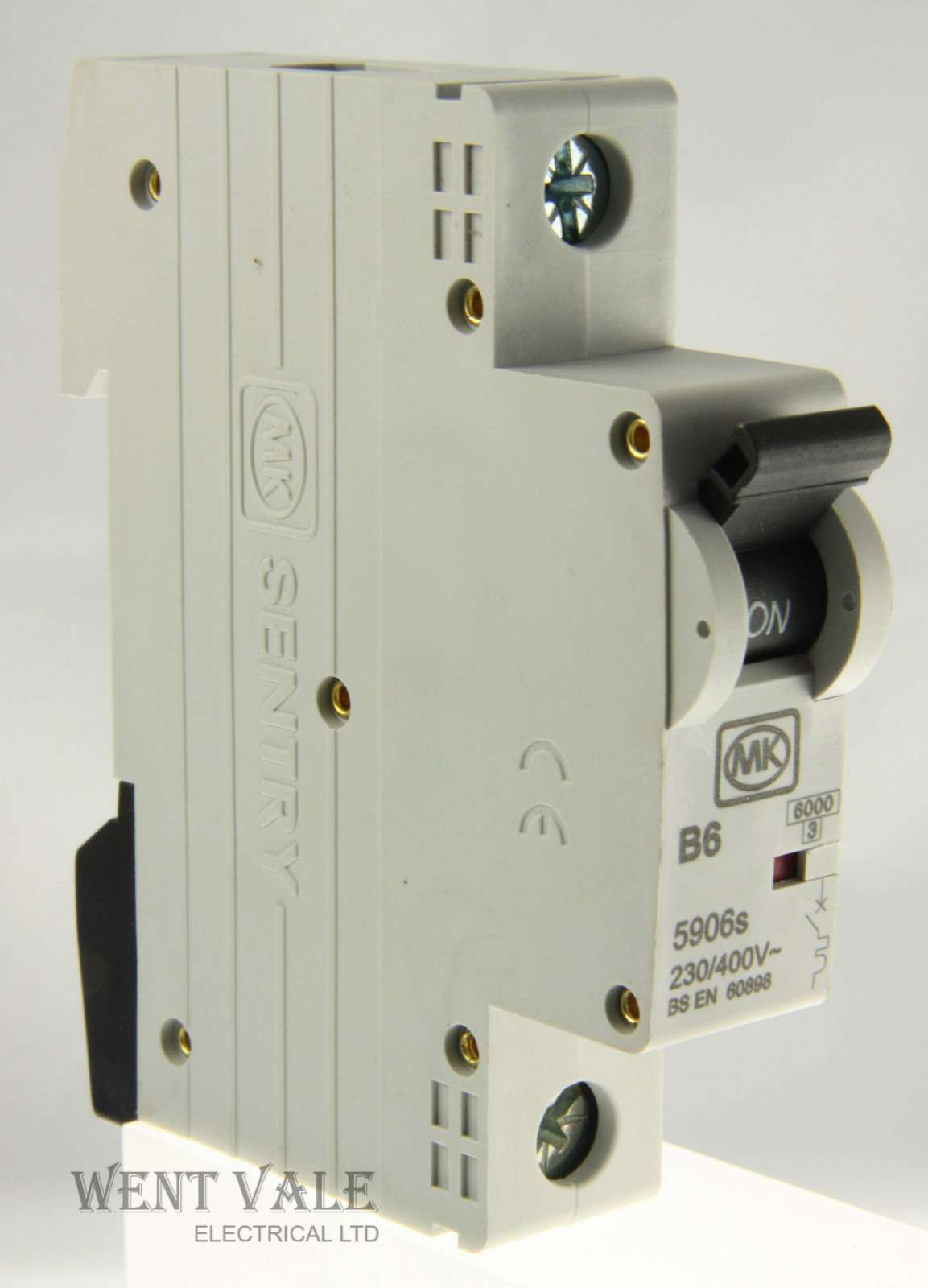 MK Sentry - 5906s - 6a Type B Single Pole S5 MCB Used