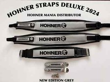 HOHNER STRAPS AND BELLOWS STRAPS IN COMBO (GRAY AND BLACK )