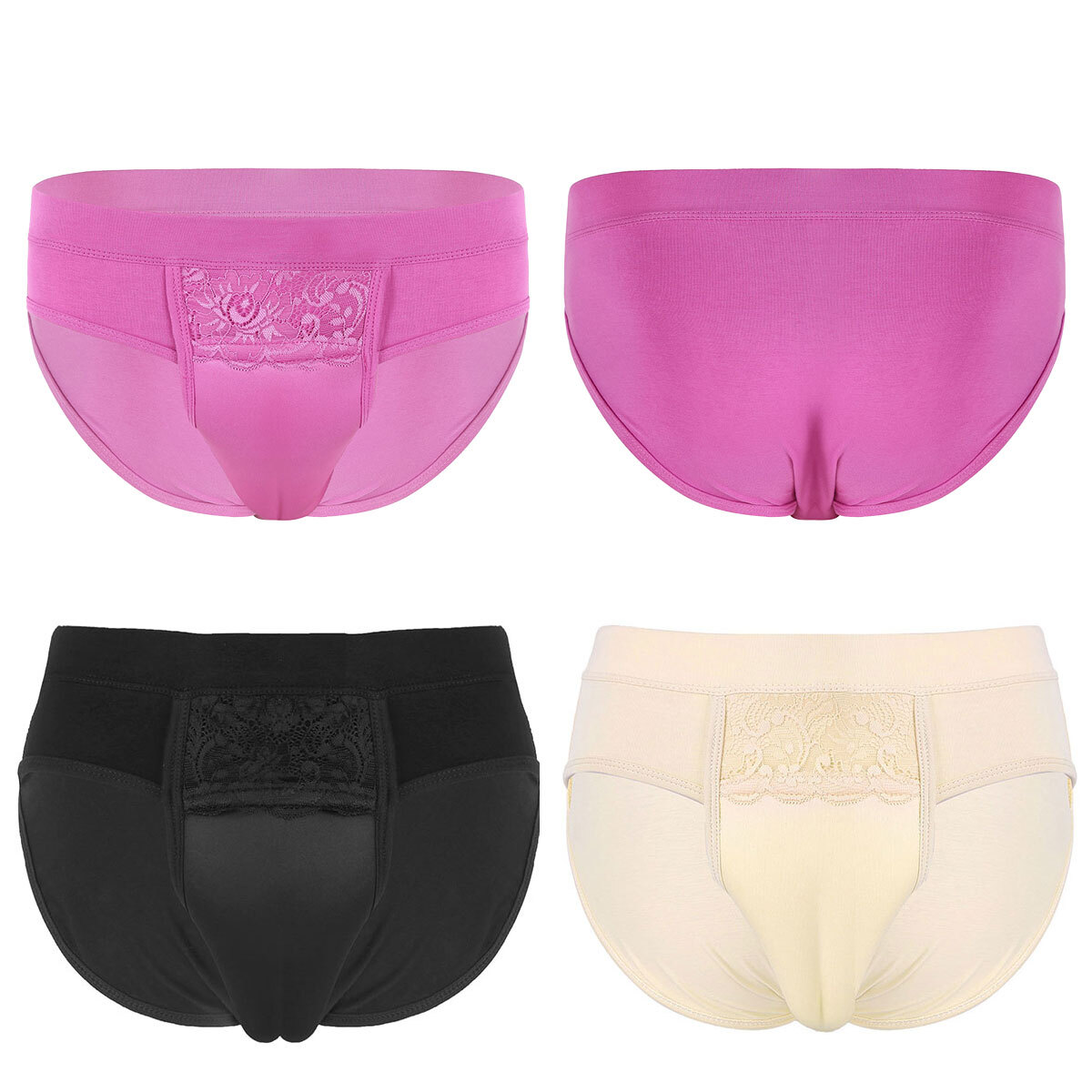Mens Hiding Gaff Panty Shaping Briefs Underwear for Crossdresser  Transgender | eBay