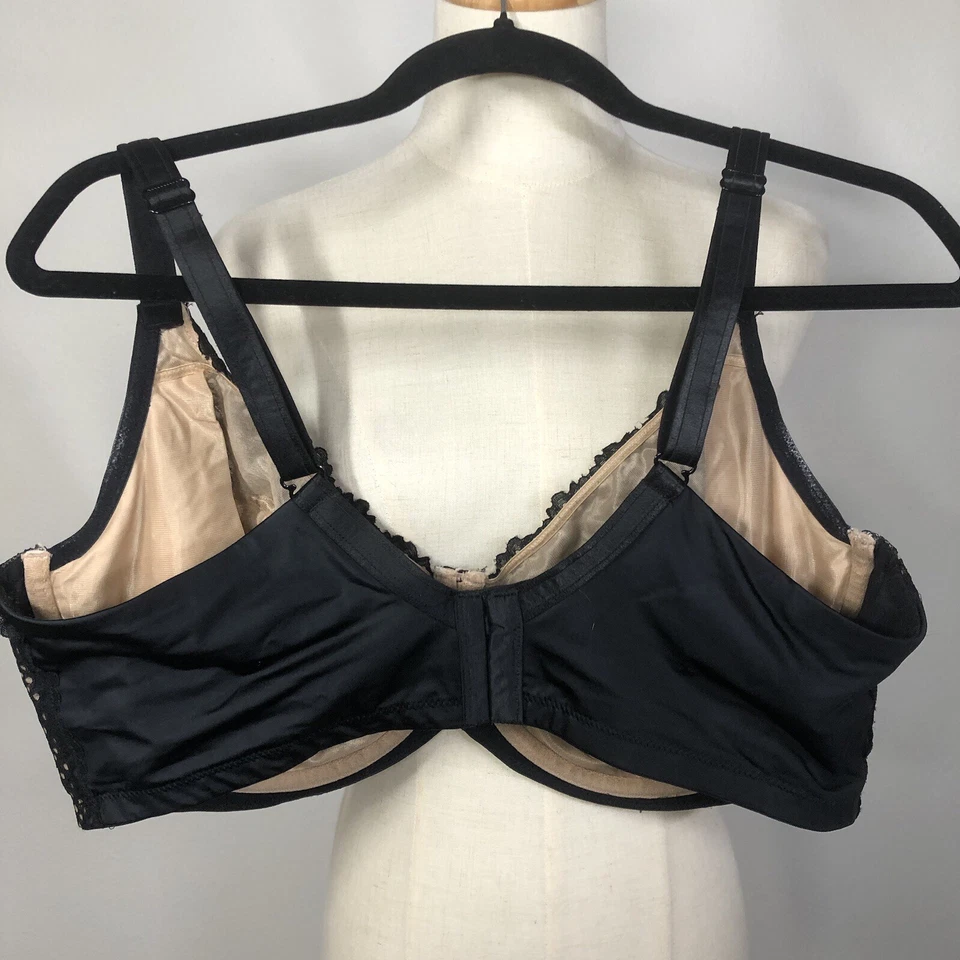 Curvy Couture Exclusively For Soma Women’s 42G Black Lace Comfort Bra - Image 2 of 4