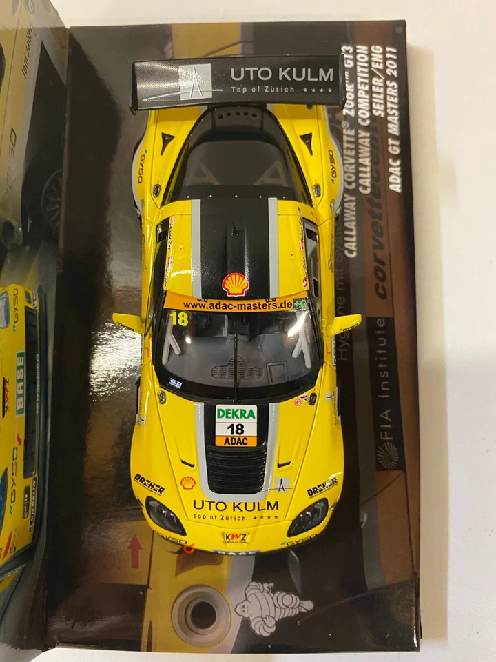 Callaway Chevrolet Corvette Z06R 1/43 1:43 Modell Modellauto Minichamps #18 GT - Bild 3 von 4