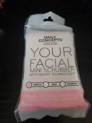 Daily Concepts Your Facial Mini Scrubber with Smart Technology - New Sealed