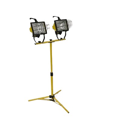 L13 Twin Head Work Light, Adjustable Tripod Up To 42 Inches Tall, 16,000 Lumens