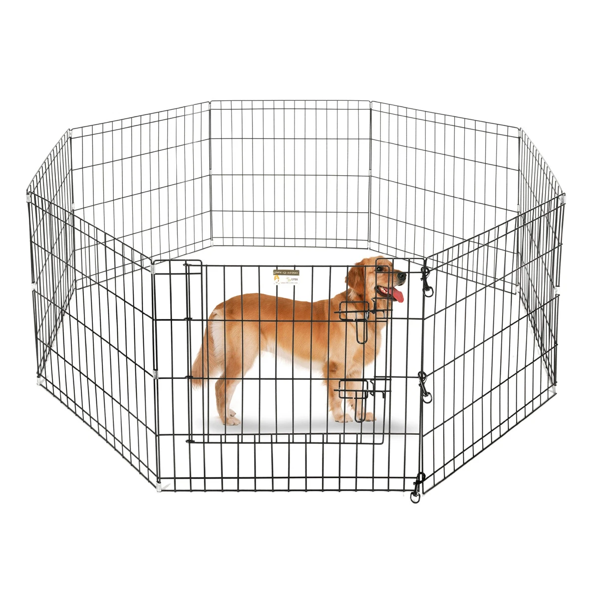 Folding top puppy playpen