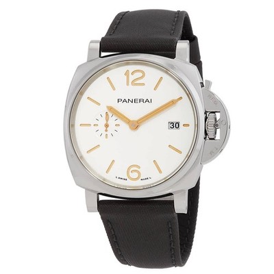 Panerai Luminor Due 42mm Prada Re-Nylon Automatic White Dial Men's Watch