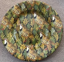 EMMA BRIDGEWATER~Partridge plate~Birds & Leaves~8.5”1st ~2014