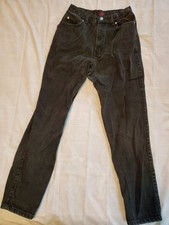 Vintage 80s Sasson High Rise Mom Denim Black Jeans Womens 11/12 Actual 26x28