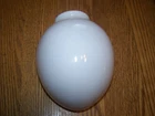 Vtg  Art Deco Milk Glass Clam Lamp Shade Bathroom Wall Sconce Gooseneck Desk