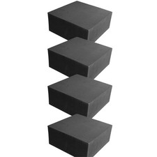 XCEL Floral Foam Blocks 4-Pack 7x7x3" Weather-Resistant Reusable Craft Foam