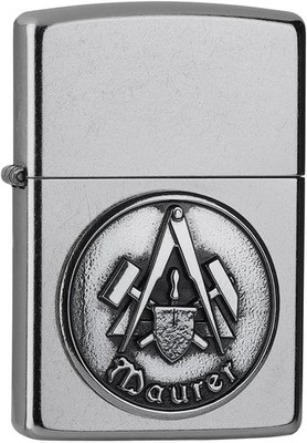 ZIPPO Feuerzeug 2006322 Bricklayer Emblem Maurer Handwerkszeichen
