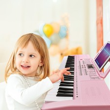 Keyboard Piano for Beginners, Professional Kids Electric Piano w/61 Key Lighted