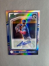 2024 Donruss Optic - Sebastian Walcott (Rated Prospect) - AUTO Silver/Holo - SSP
