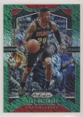 2019-20 Panini Prizm FOTL FOTL Green Shimmer Prizm 24/25 Kent Bazemore #35 b8h
