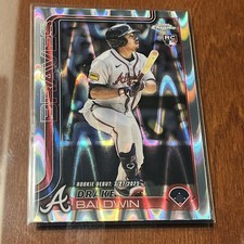 2025 Topps Chrome Update Rookie Debut Drake Baldwin #USC88 RayWave Refractor  