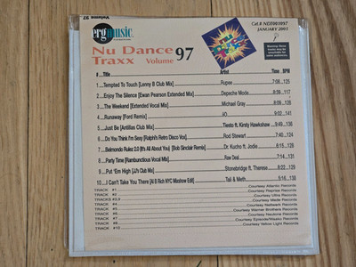 ERG Nu Dance Traxx CD, Volume 97 ~ MINT