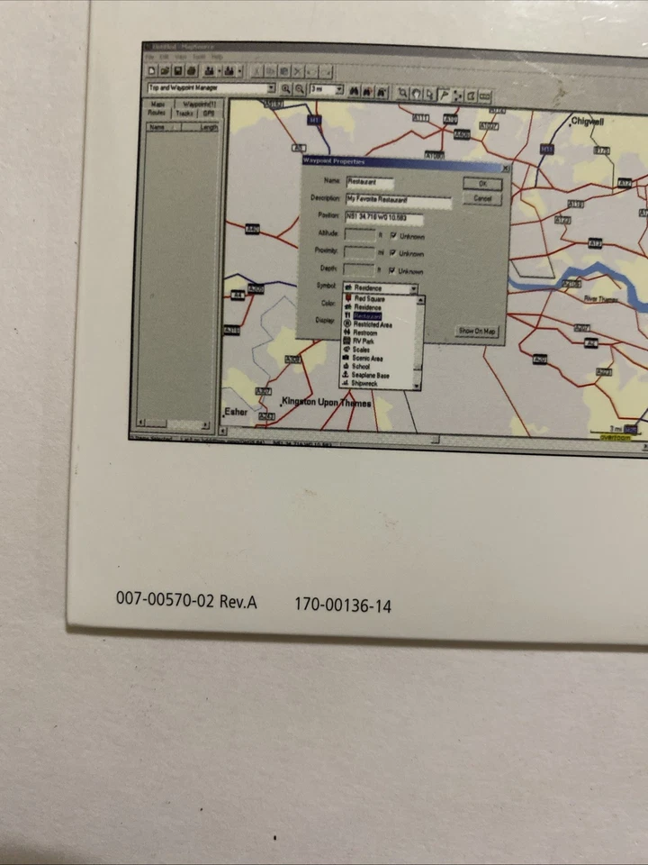 Garmin MapSource Trip & Waypoint Manager CD v5.0 Works W/ Windows 2000 XP 7 - Image 2 of 4