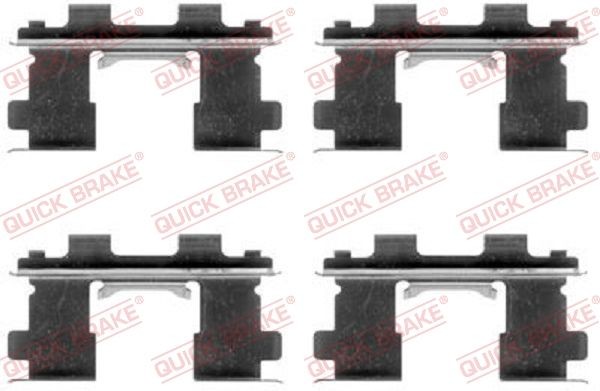 ZubehÖRsatz Scheibenbremsbelag Vorne Quick Brake 109 1253 Passend FÜR Nissan-image