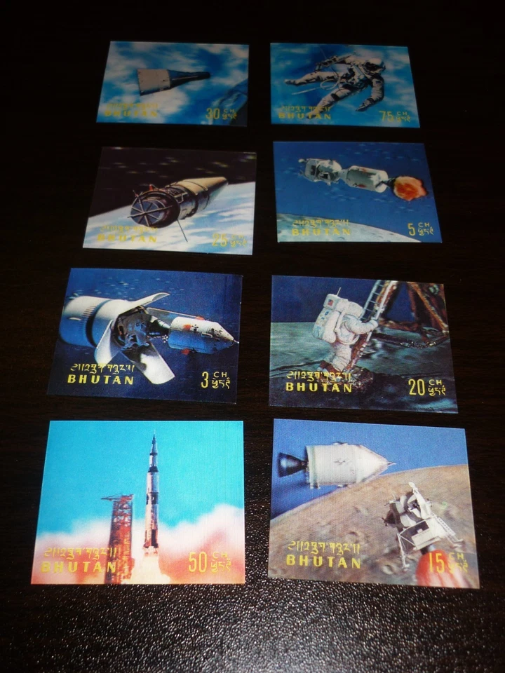 OPC Bután 3d Coches Antiguos Automóviles Lote de 8 MNH Espacio Foto 4 de 4