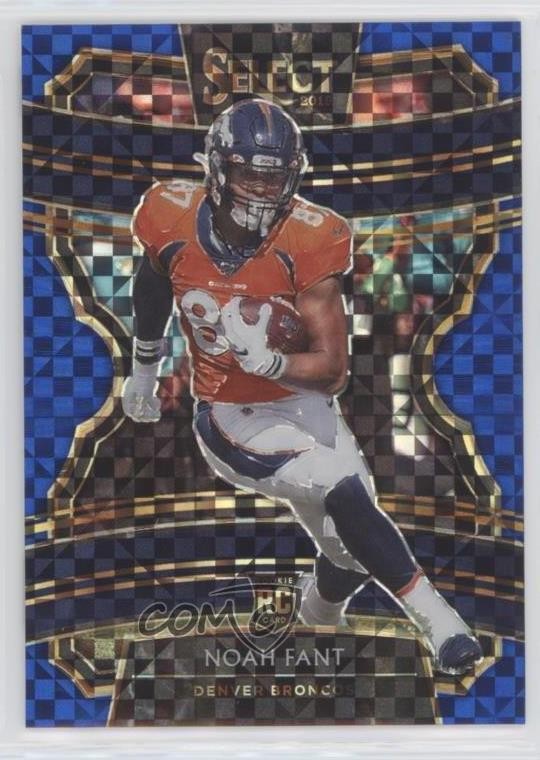 2019 Panini Select Concourse Blue Prizm 155/175 Noah Fant #66 Rookie RC 0if0