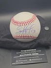 Salvador Perez Autographed Baseball MLB and Fanatics Authenticated