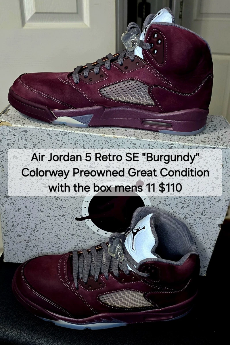 Las mejores ofertas en Jordan 5 Retro SE 2023 Burgundy | eBay