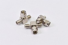 3 BNC T-Shape Connector SMA Female to SMA Male Stainless Steel