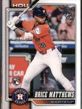 Brice Matthews Topps 2026 Topps #132 Rookie