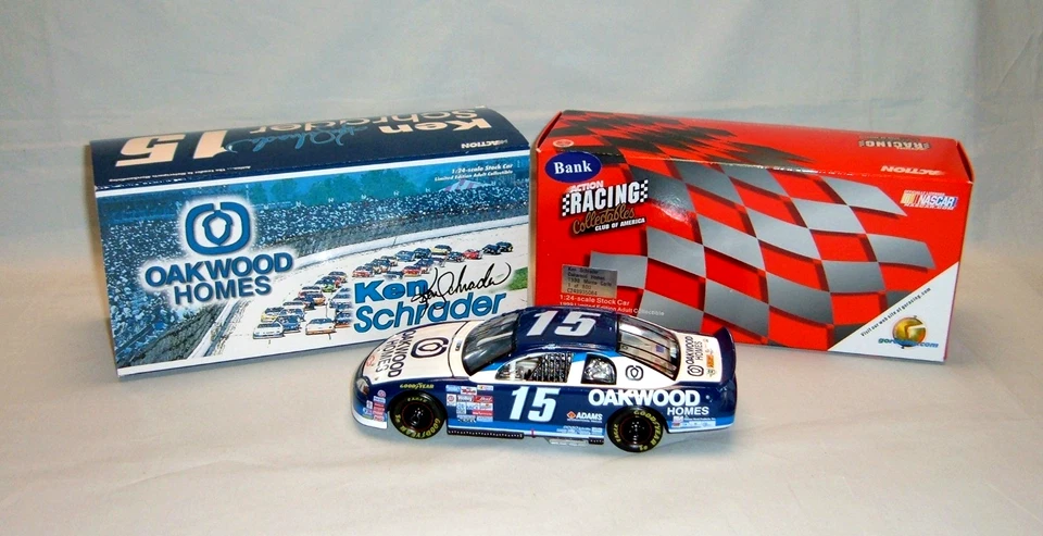 Action Ken Schrader 2 Car Lot - 1998 & 1999 Monte Carlo NASCAR Diecast Cars - Image 2 of 4