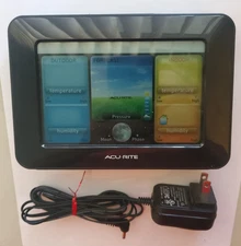 ACURITE 02077M LCD Weather Station, Tested Working, Outdoor Sensor not included